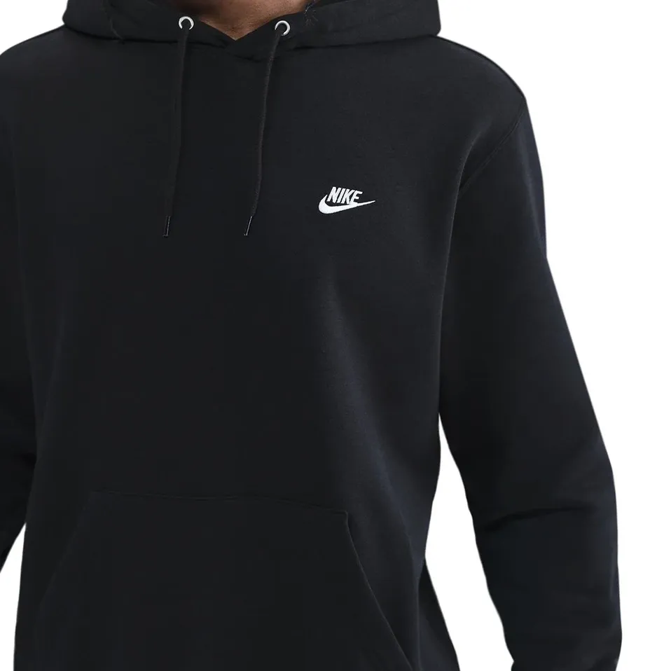 Nike Casaco FN3859-010 M CLUB BB PO HOODIE Preto Algodao -2-